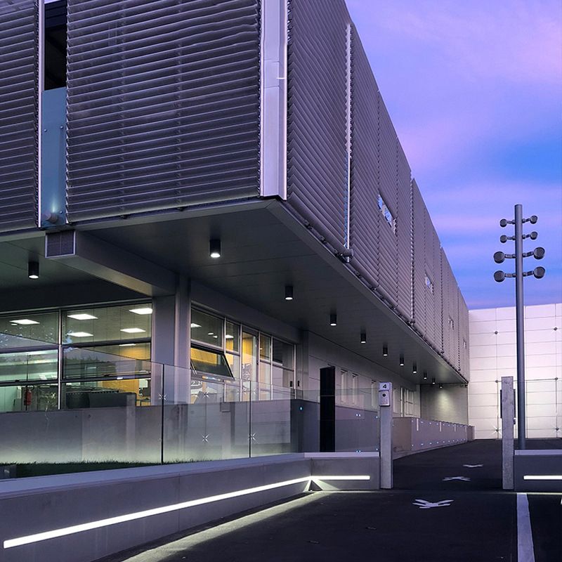 Terrace Flush Mount Light Fixture Simple Black LED Ceiling Fixture with Cylindrical Metal Shade