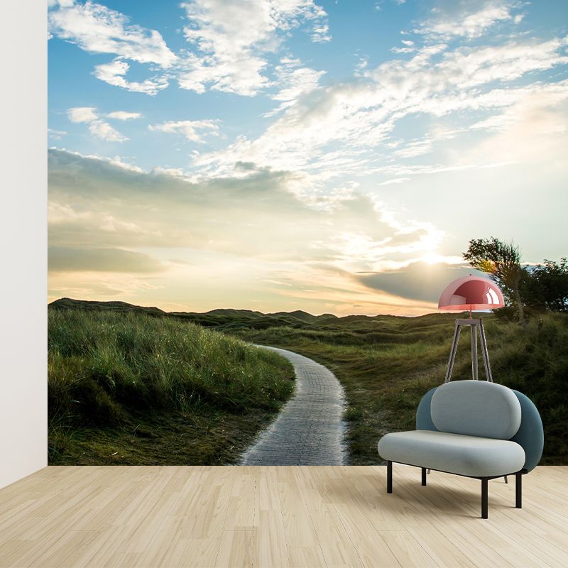 Cloudscape Mural Decal for Wall Contemporary Sitting Room Mural Wall Art