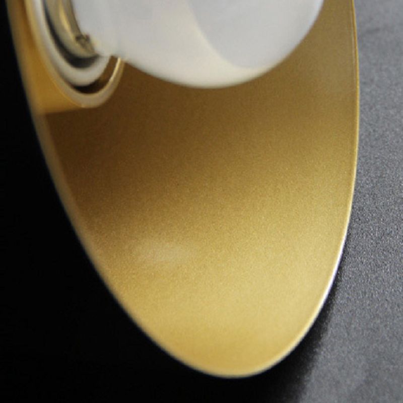 1-Light Wall Lamp Macaron Style Wall Mount Lamp with Metal for Living Room