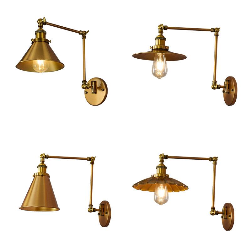 Gold Finish Verstellbares Armwand Licht einfach