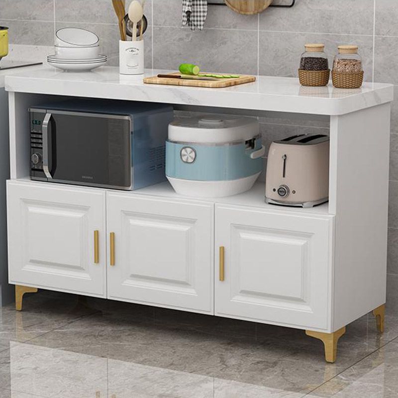 Dining Room Kitchen Island Table Marble Stationary Kitchen Island