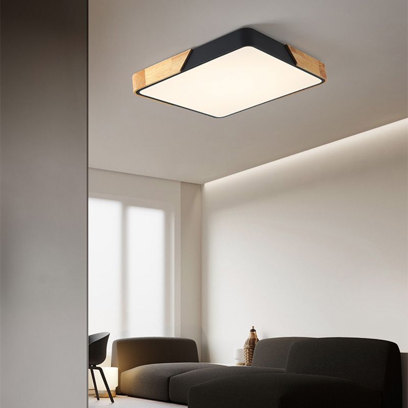 Lampada da soffitto moderna a LED Macaroon Lampada da soffitto geometrica in ferro per montaggio a incasso per camera da letto