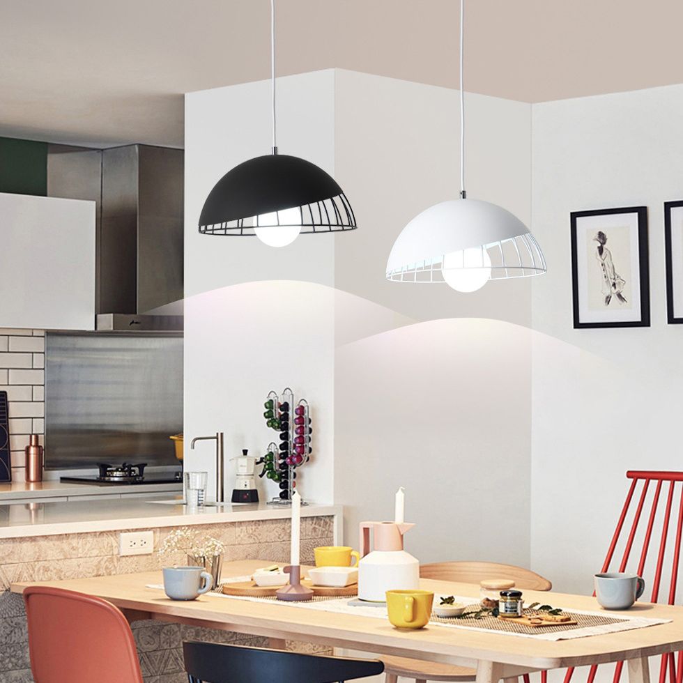 Metal Dome Ceiling Pendant Light Simplicity Style Pendant Light Kit for Dinning Room