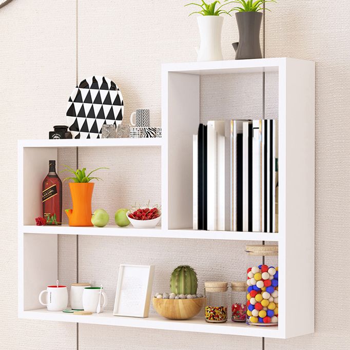 23.6' ' H Scandinavian Floating Shelf Manufactured Wood Bookcase