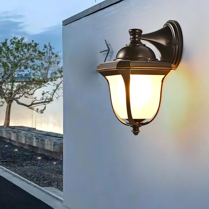 Modern Geometric Wall Lamps Metal 1 Light Wall Light Fixtures