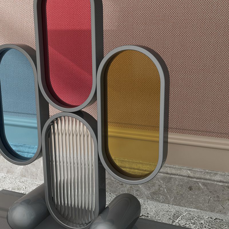 Contemporary Slate Console Table Half Moon Scratch Resistant Stain Resistant Console