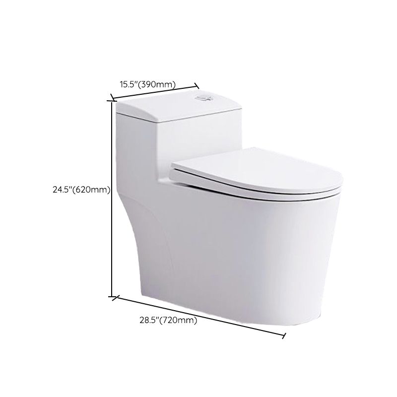 Traditional One-Piece Flush Toilet Floor Mount Urine Toilet for Bathroom
