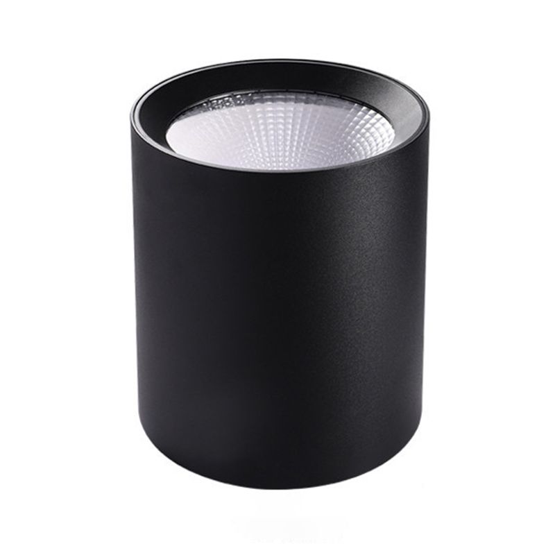 Cylinder Metal Ceiling Light Fixture Modern Style LED Ceiling Flush Mount