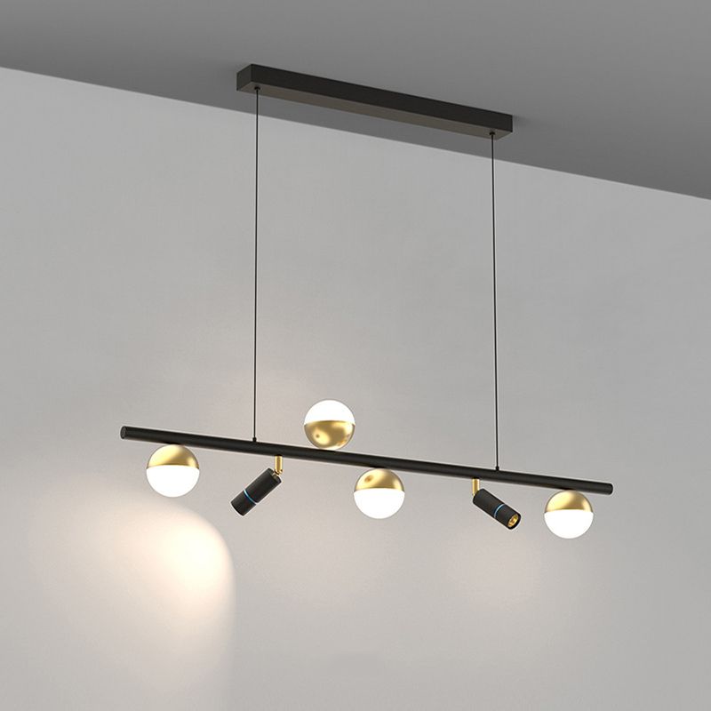 Spoltlight Acrilic Sfrigerale lampada isola minimalista LAMPAGGIO A IMPESSO LED NERO E GOLD per il ristorante