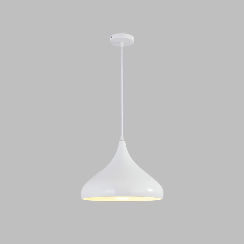 Macaron Matel hängend hängendes Licht, nordischer Tränenschatten 1-Licht-Anhängerbeleuchtung