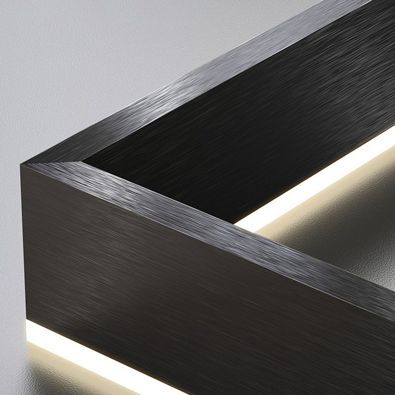 Multiple Squares Hanging Pendant Lights Modern Led Chandeliers Metal Chandelier