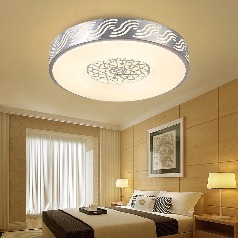 Round Flush Mount Light Acrylic Modern Simplicity Flush Mount Spotlight for Living Room