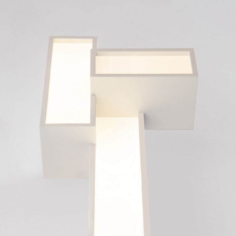 Modern Style Flush Mount Ceiling Light Fixture with Iron Art for Living Room