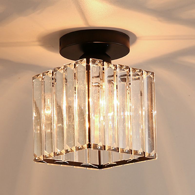 Moderne stijl geometrische halfverzonken verlichtingsarmaturen Kristal 1 lichtverlichtingsarmatuur