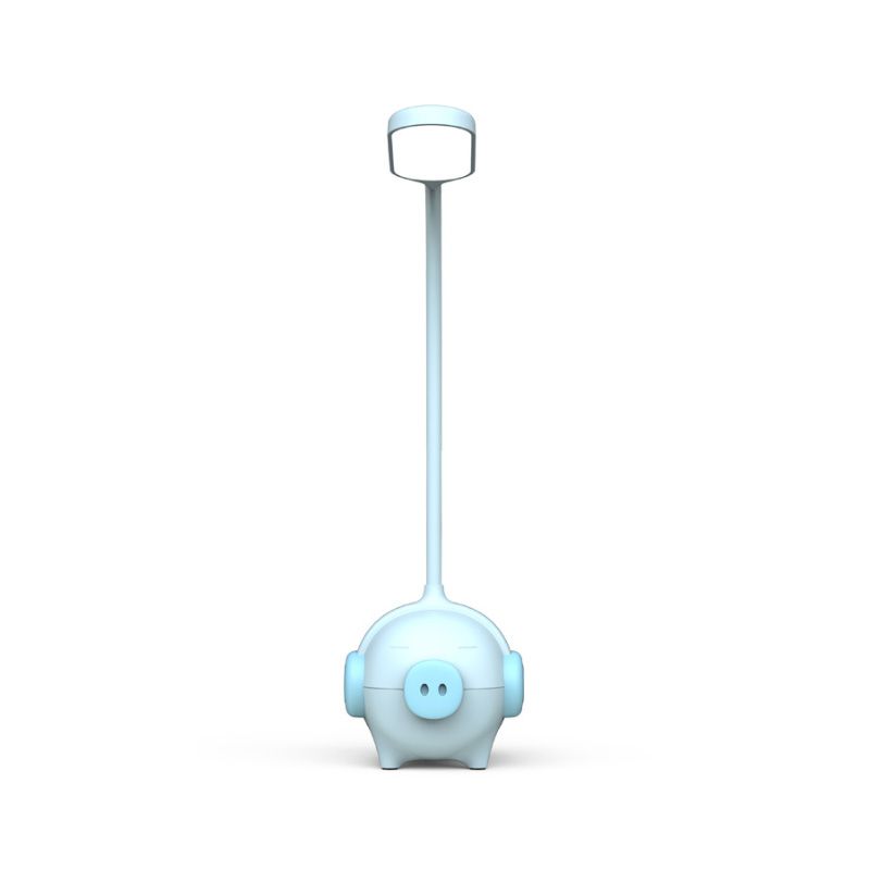 Piggy Kindergarten LED Desk Light 1 Head Animal Reading Light with Flexible Gooseneck