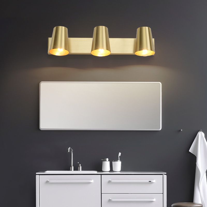 Metalen conische wandonderzoek verlichting hedendaagse stijl wandlamp in goud in goud