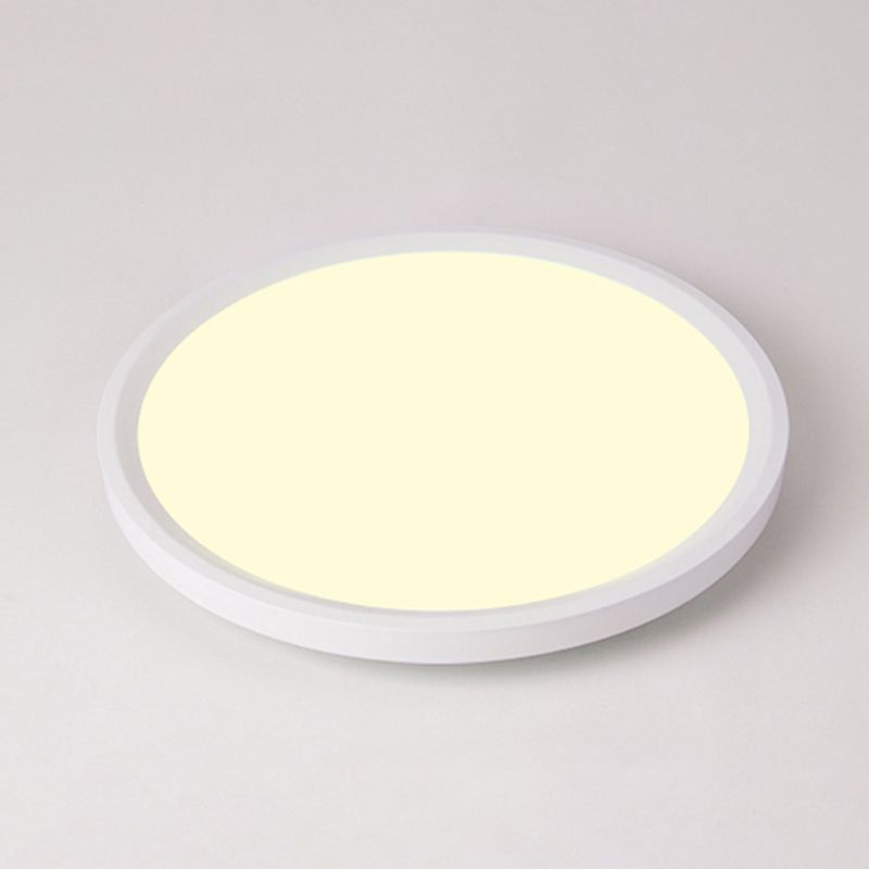 Illuminazione per montaggio a soffitto a LED ad anello Plafoniere moderne da incasso con paralume in acrilico