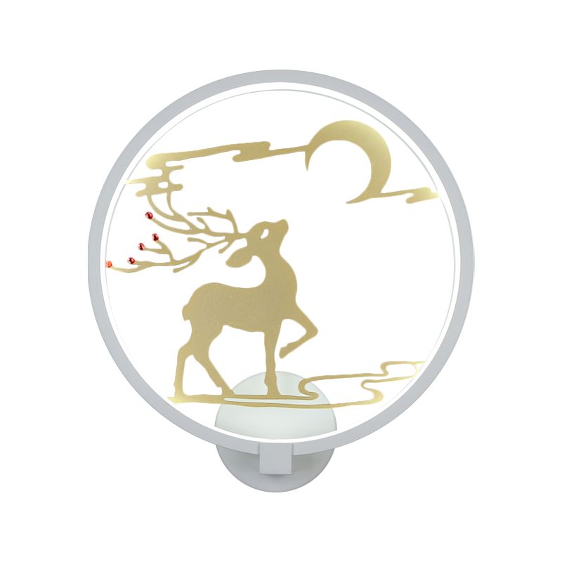 Style modernisme Éclairage mural en métal rond LED MUR MURAL LUMINATE