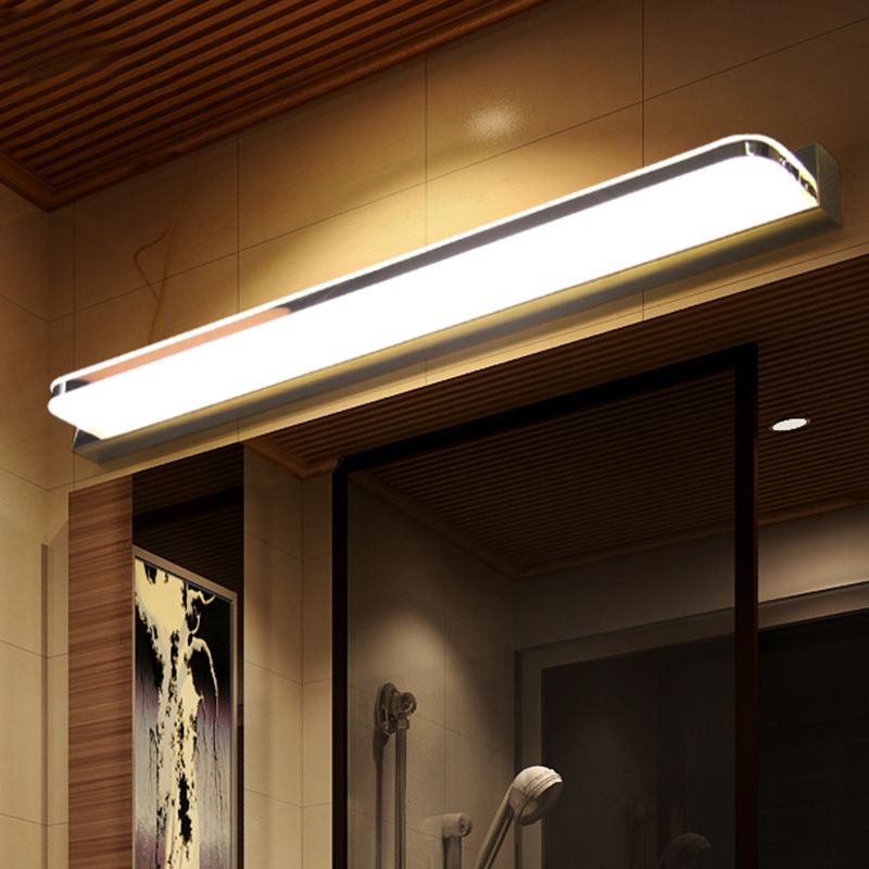 Luce vanità moderna lineare METALE MITOLA LED LED LED LIMORE PER BAGNI IN SIGILTÀ