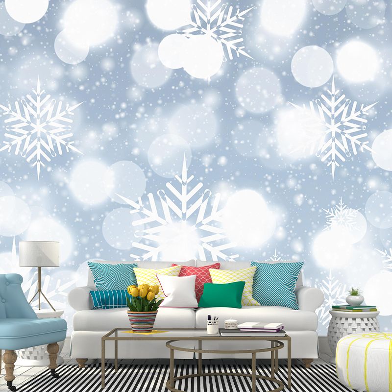 Moisture Resistant Bokeh Mural Wall Covering for Dining Room Home Decor