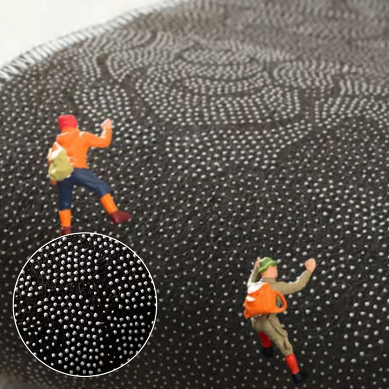 Orange Color Piece Rug Polyester Nordic Area Rug Stain Resistant Rug for Bedroom