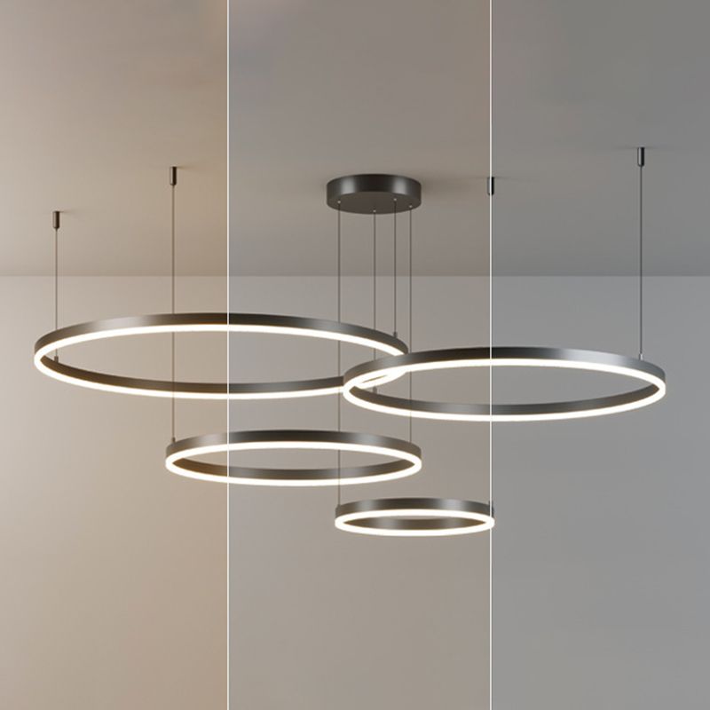 Lámpara de colgación de múltiples luz de estilo moderno de lámpara moderna de forma moderna para dormitorio