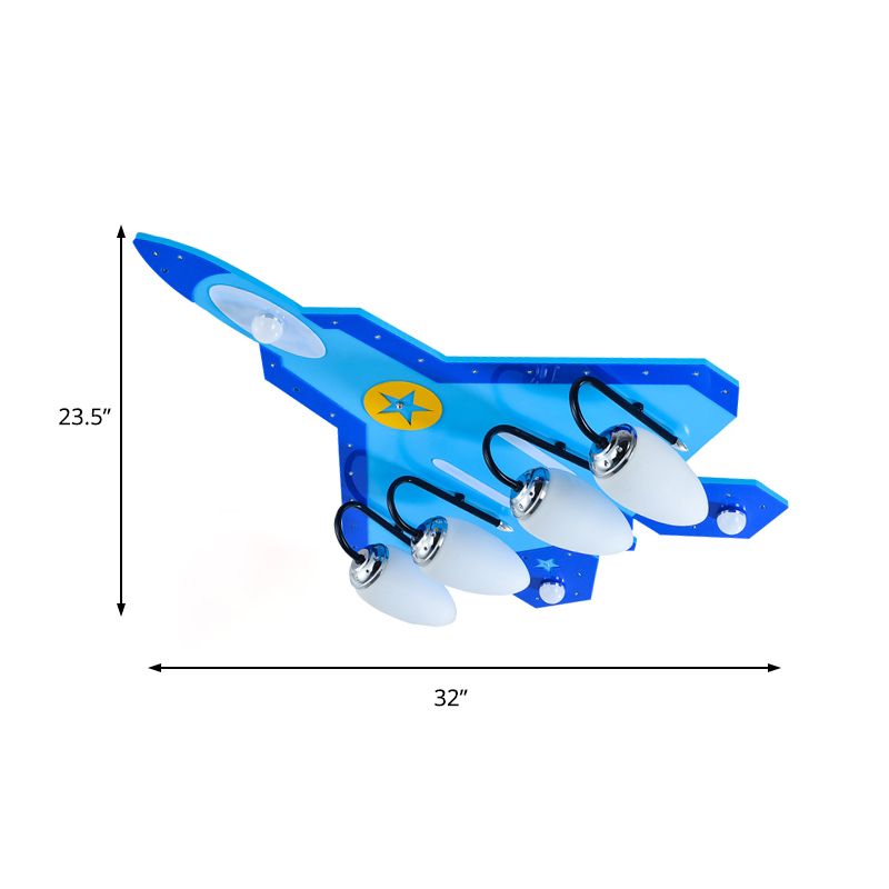 Lámpara de techo LED fresca de madera del soporte del techo del avión 4 cabezas para la sala de enfermería