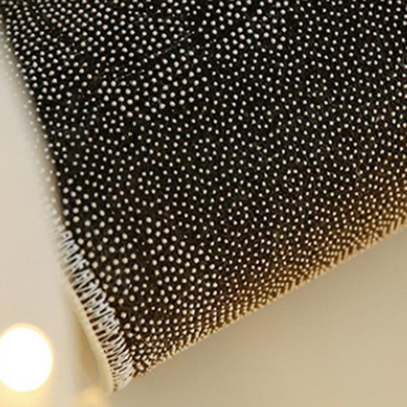 Light Brown Grid Rug Polyester Modern Rug Washable Rug for Living Room