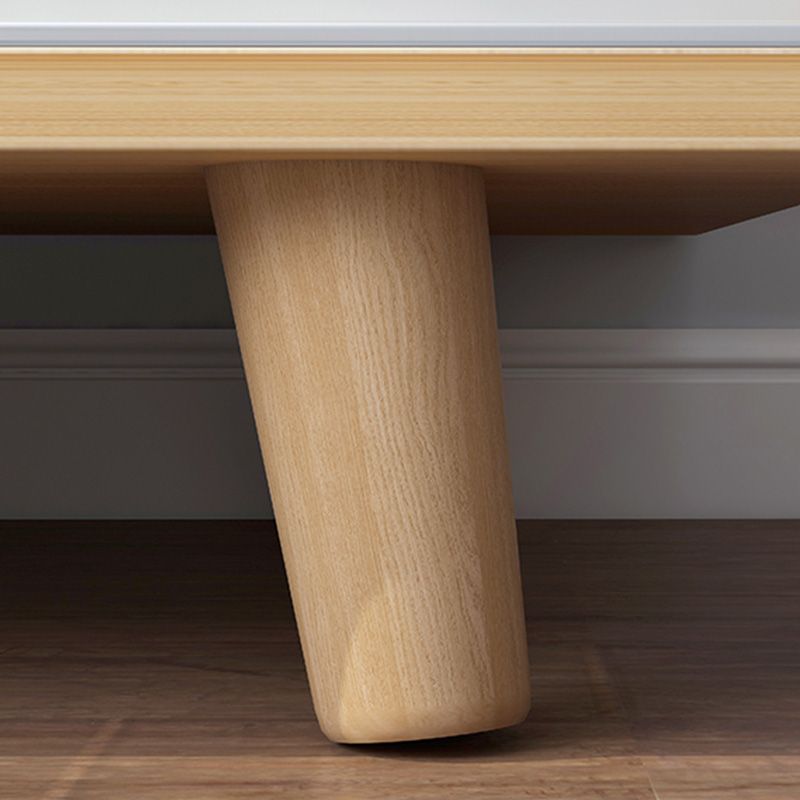 Rectangular Wardrobe Cabinet Modern Minimalist Wooden Wardrobe Armoire