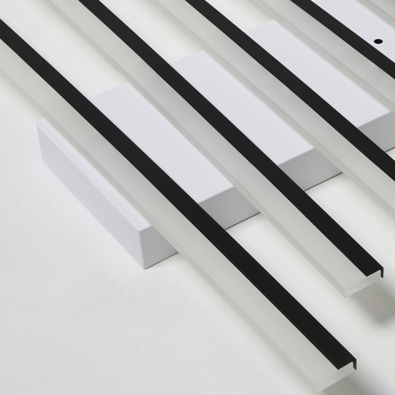 Multi Lights Strips Semi-inbouw plafondverlichtingsarmaturen Moderne stijl metalen semi-inbouwlamp