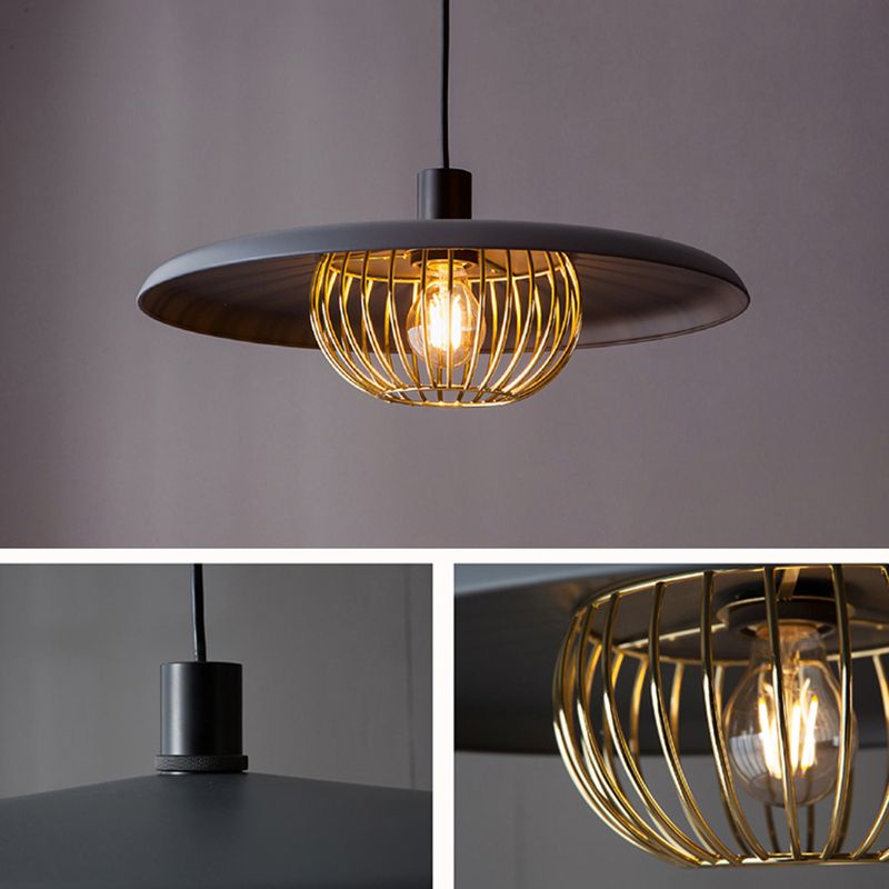 Metal Nordic Modern Modern suspension de plafond Light 1-Light Pendant Light for Dining Room