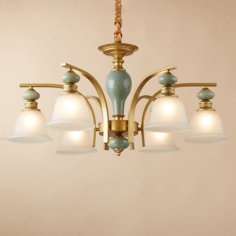 Modern Creative Hanging Pendant Light Glass Geometric Chandelier for Dining Room