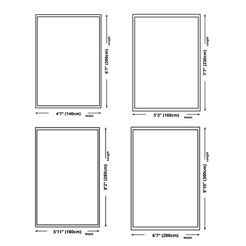 Multi-Color Americana Rug Creative Tribal Pattern Rug Friendly Washable Carpet for Living Room