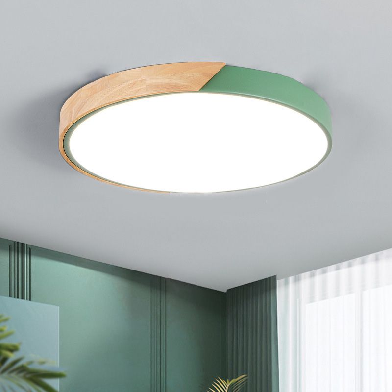 Macron LED Light Fixture Acryl Kleurrijke Plafond Mount Licht voor Zitkamer