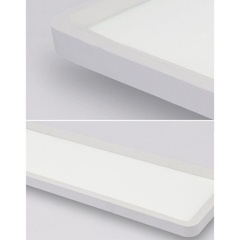 Moderne rechteckige Deckenleuchte, Deckenleuchte aus Metall, Deckenleuchte für Büro