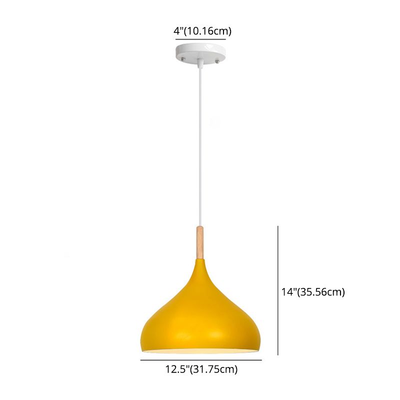 1 lumière en larme de larme suspendue