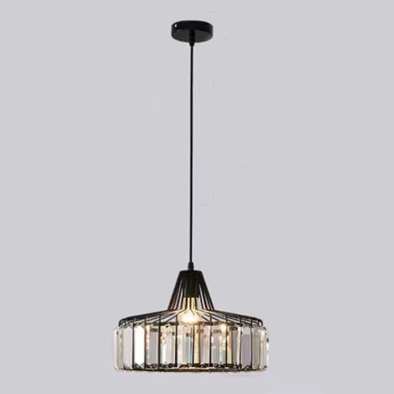 Moderne Style Bowl Shade Hängende leichte Kristalllampe für das Restaurant mit Kreation