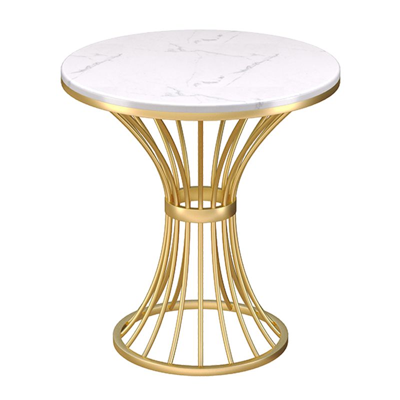 Traditionele luxe stenen eettafel, ronde dinettetafel voor eetkamer