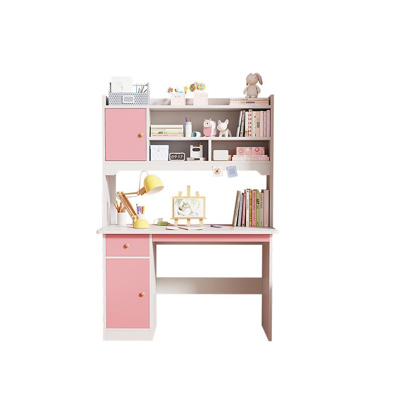 Wood Writing Desk Home Desk and Chair Set Student Deskwith Storage Drawer