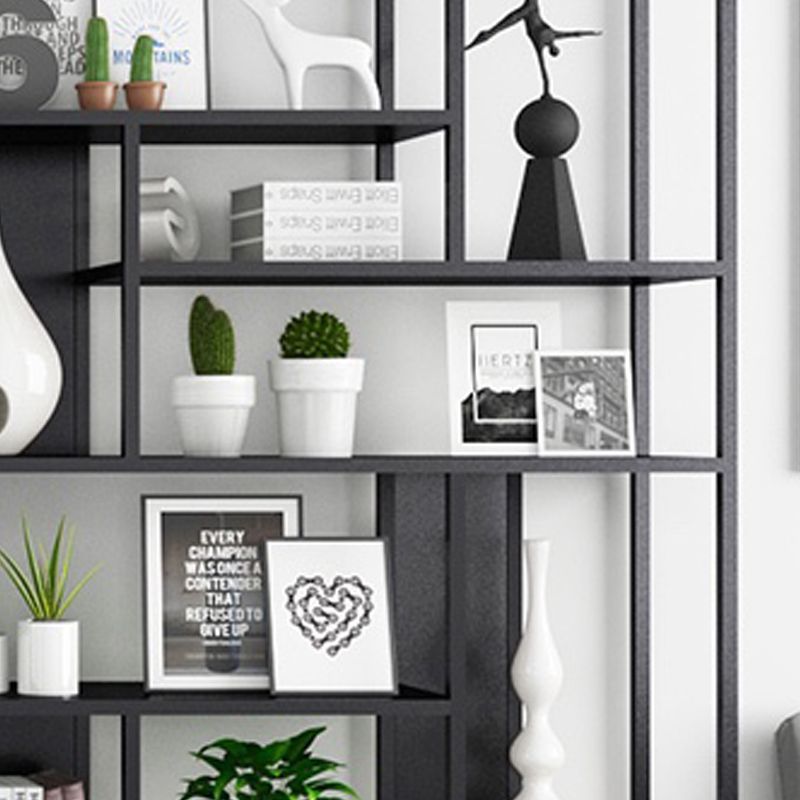 Modern Style Metal Bookshelf Open Etagere Shelf Bookcase for Office