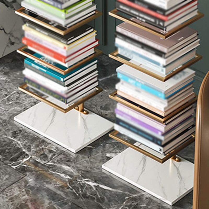 Bibliothèque d'étagère verticale de style moderne à style moderne pour usage domestique