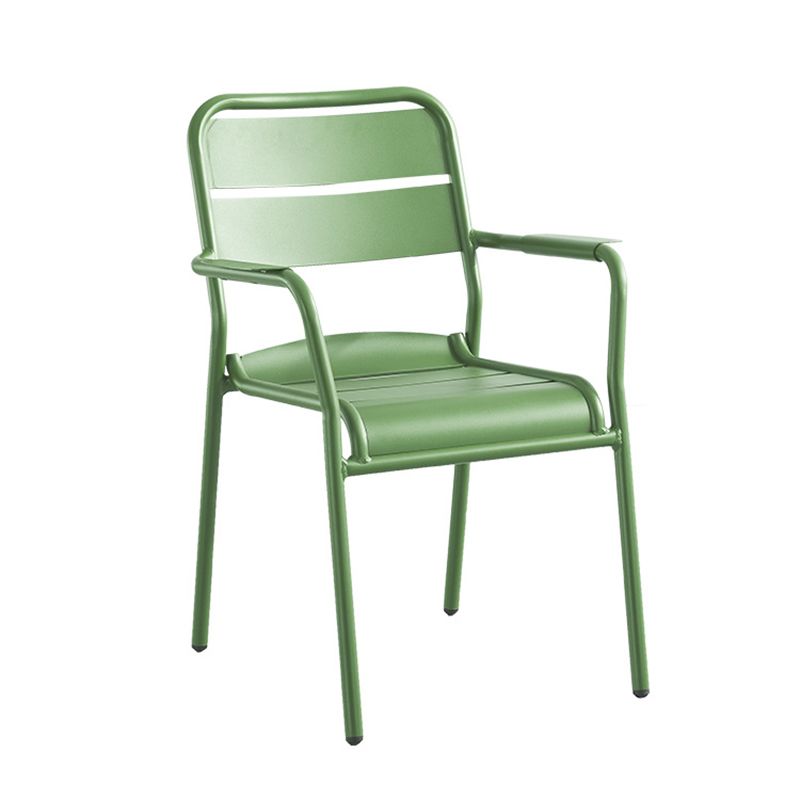 Modern Green Bistro Table Set 1/5/7 Pcs Metal Bistro Set for Small Places