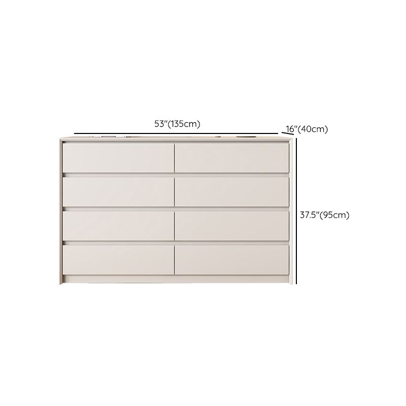 Modern Storage Chest Horizontal Storage Chest Dresser with Drawers