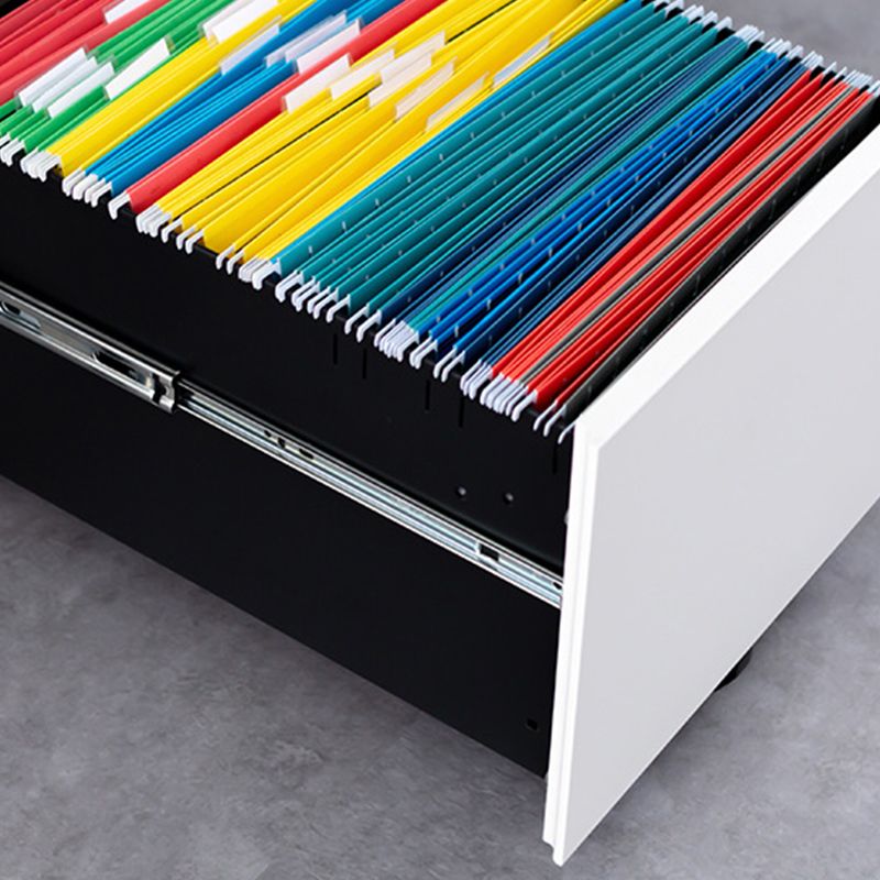 Modern Metal Cabinet Locking Drawers File Cabinet with Castors