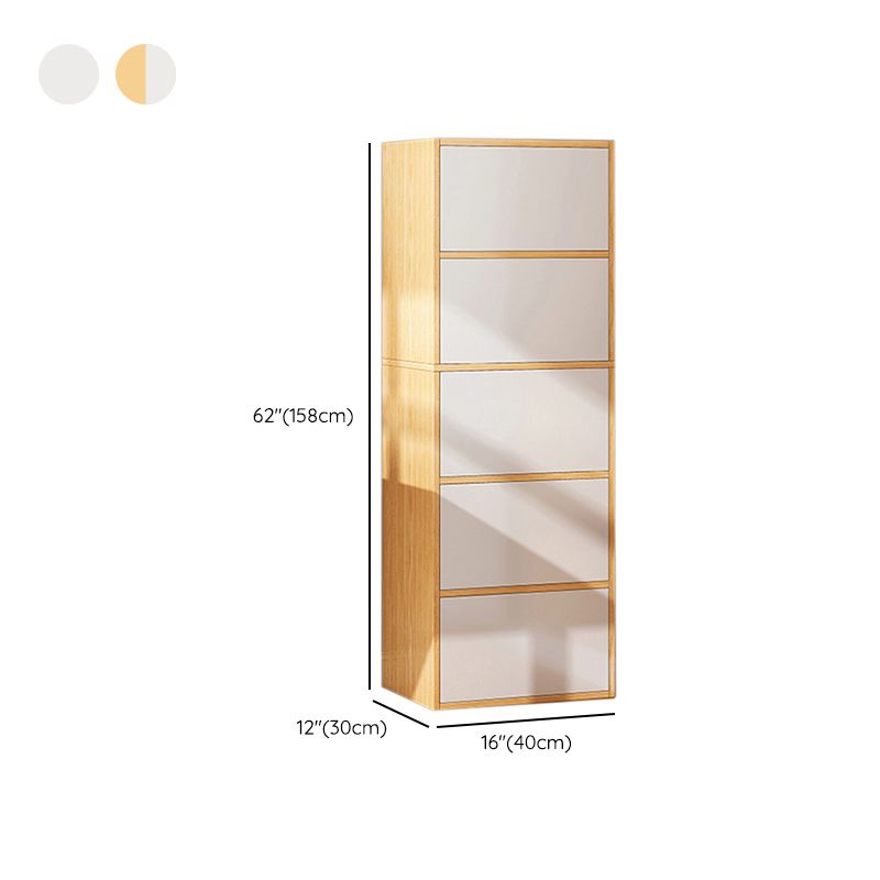 Contemporary Manufactured Wood Accent Cabinet Standard Storage Cabinet