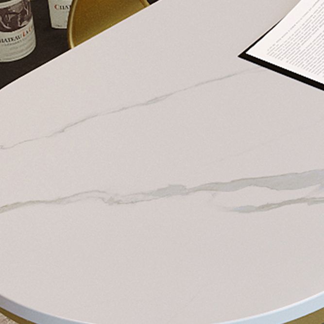 Modern 1/5 Pieces Bar Table Set Stone Counter Table with High Stools for Living Room