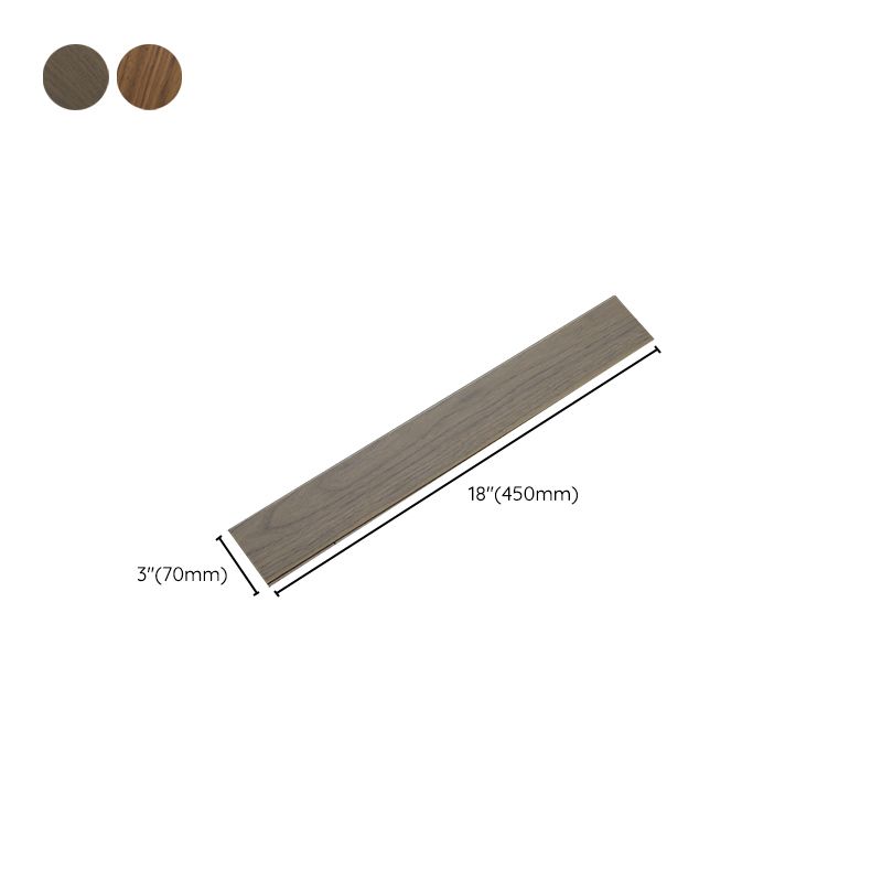 Traditional Wood Flooring Tiles Solid Wood Click-Locking Water Resistant Side Trim Piece