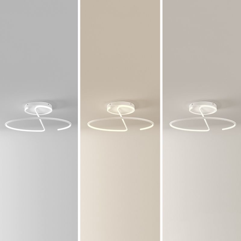 Simplicity Flush Ceiling Light Fixtures with Silicone Shade LED Ceiling Light Fixture