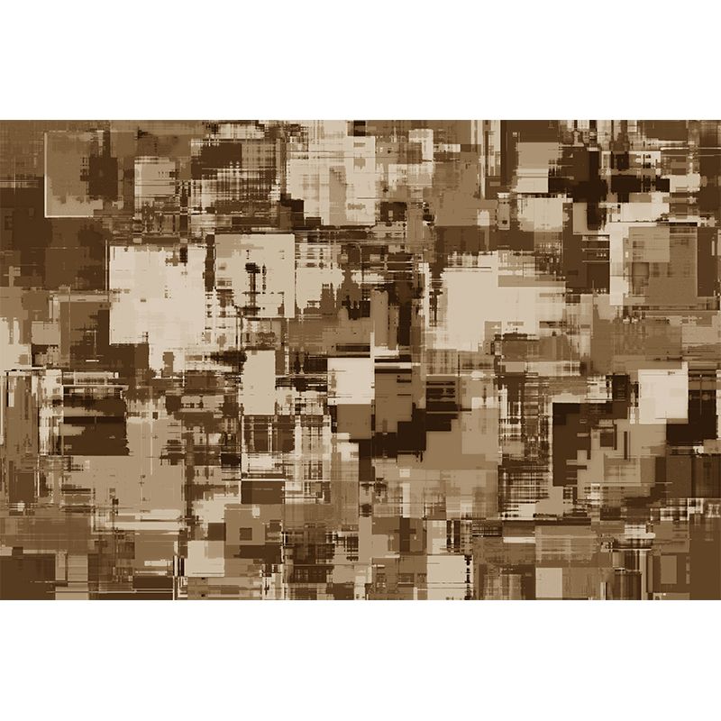 Modern Illustration Mural Wallpaper Abstract Style Environment Friendly Bedroom Wall Mural