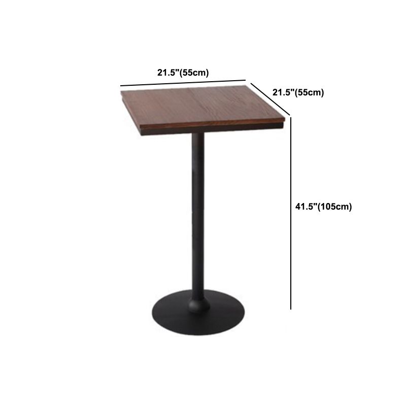 Industrial Wood Pub Dining Set 1/3/5 Pieces counter Table with Upholstered Stools